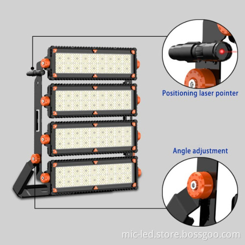 Wholesale Outdoor Waterproof High Mast LED Flood Light 1500W-2000W for Stadiums